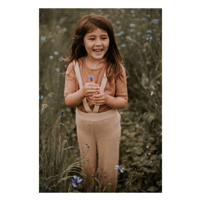 Pantalon Tricot Coton Bio | Beige