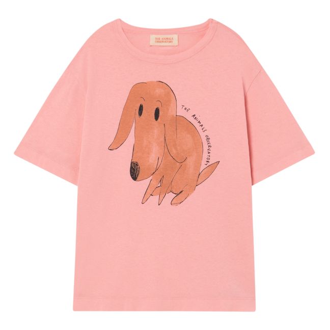 Rooster Oversize T-Shirt  Pink