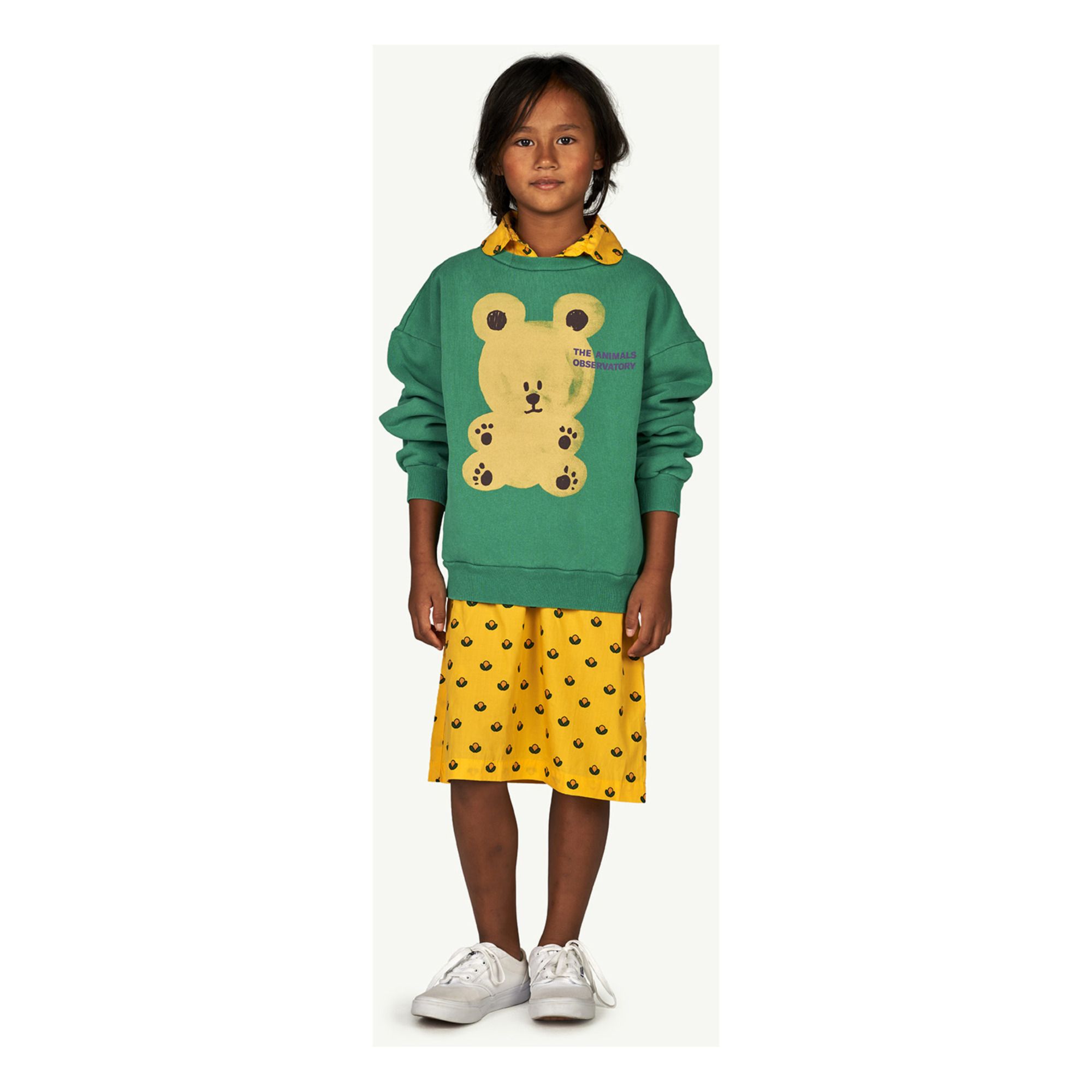 Bear Sweatshirt Green- Product image n°1
