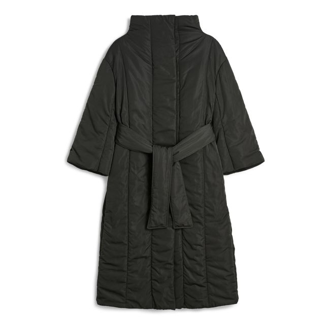 Eviia Recycled Fibre Coat | Nero