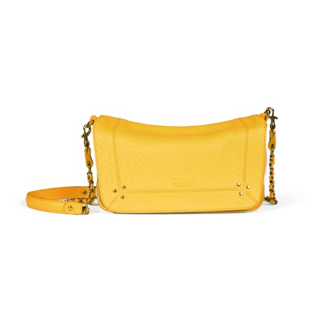 Bobi Lambskin Leather Bag - S Yellow