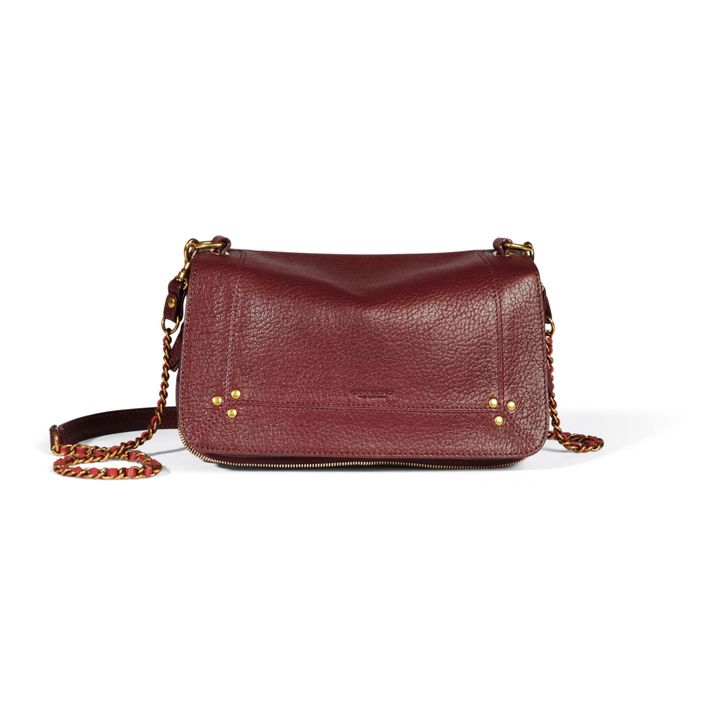 Bobi Goatskin Leather Bag | Burgundy- Product image n°0