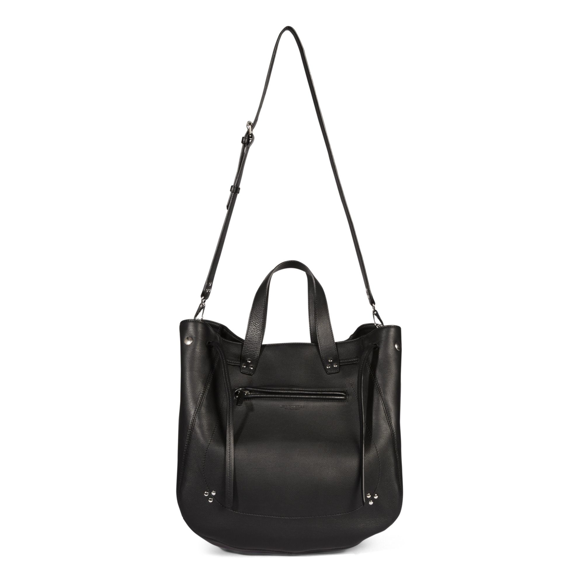 Marius Calfskin Leather Bag Black Jérôme Dreyfuss Fashion Adult