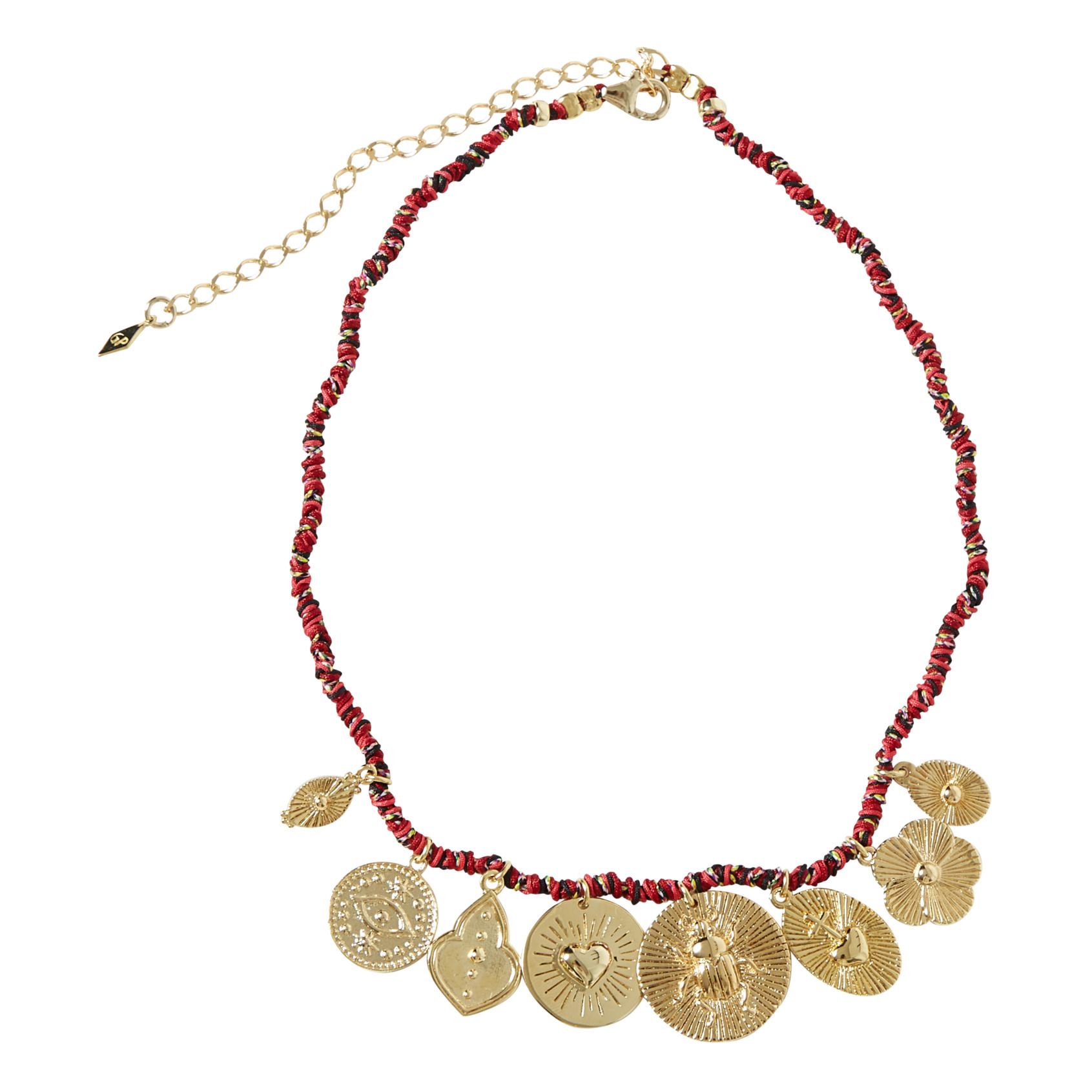 Tisse Pendant Necklace Rojo- Imagen del producto n°0