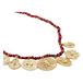 Tisse Pendant Necklace Rosso- Miniatura del prodotto n°3