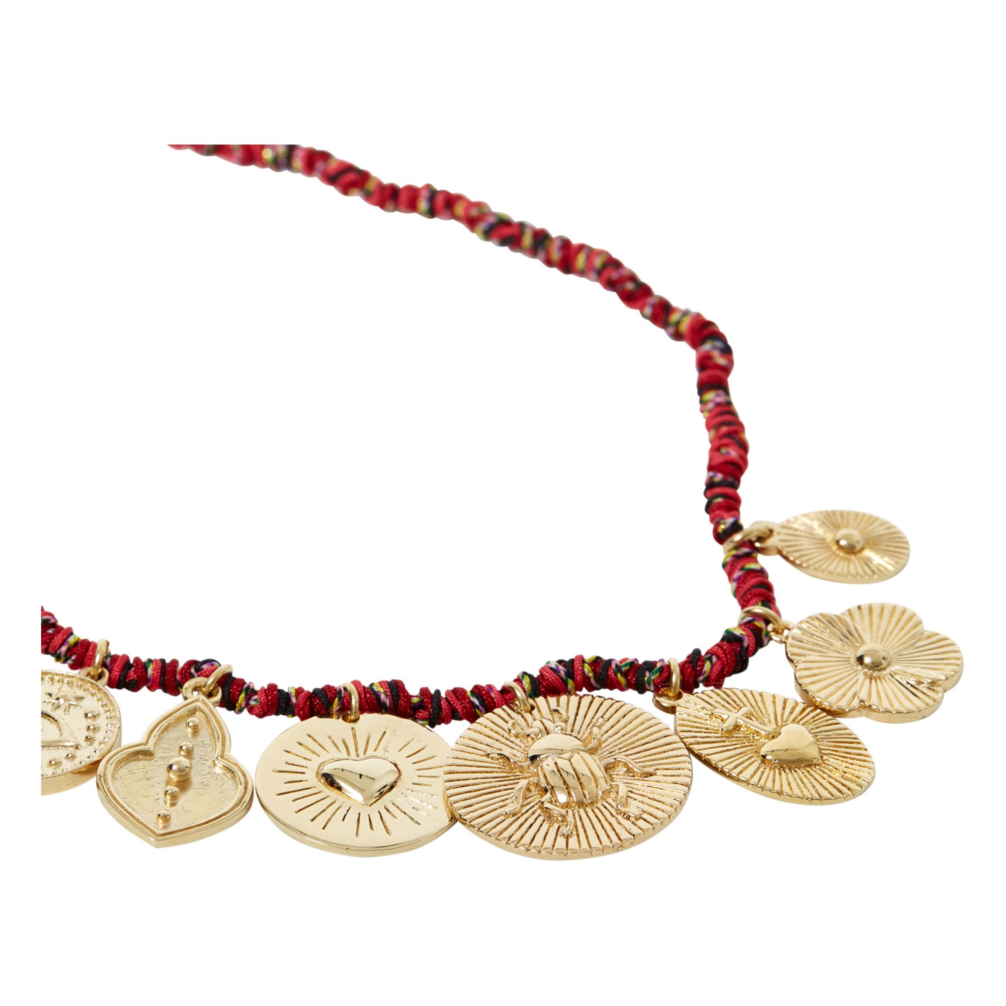 Tisse Pendant Necklace Rojo- Imagen del producto n°1