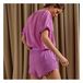 Pyjama-Shorts Mabel Violett- Miniatur produit n°2