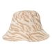 Tiger Terry Cloth Bucket Hat Beige- Miniature produit n°1