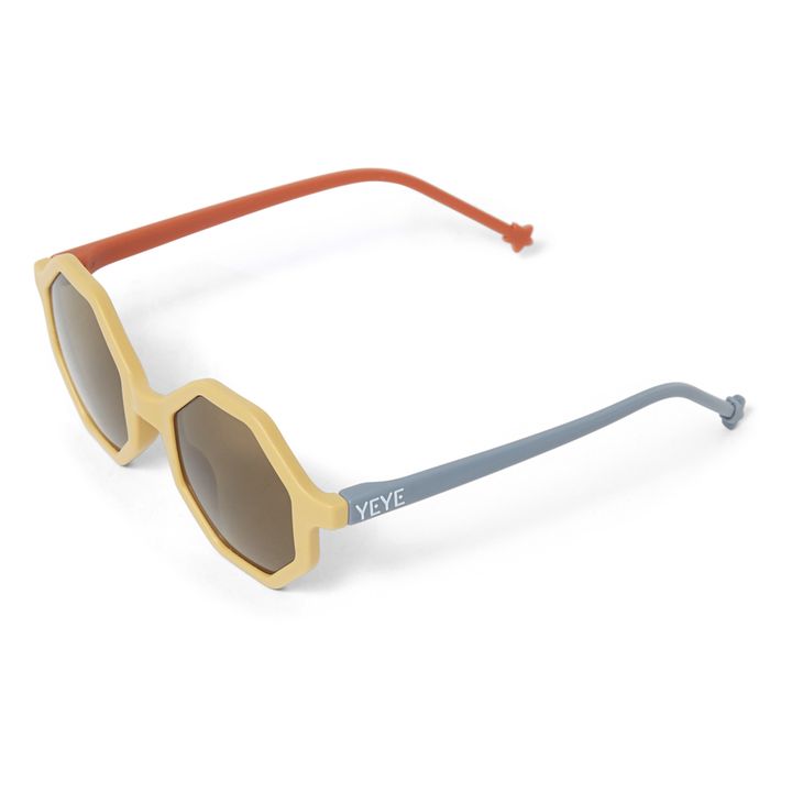 Gafas de sol Tricolor | Amarillo Mostaza- Imagen del producto n°3
