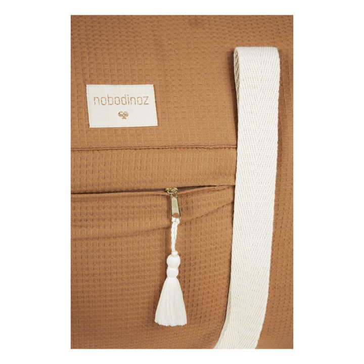 Bolsa de maternidad Opera de algodón orgánico | Caramelo- Imagen del producto n°6