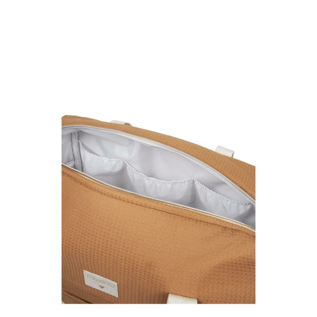 Opera Organic Cotton Maternity Bag | Caramel