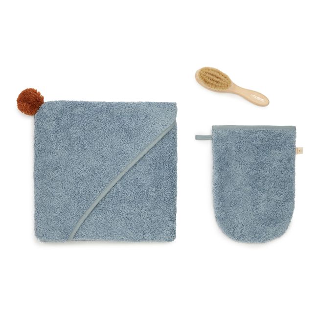 So Cute Bath Accessories - Set of 3 Blue