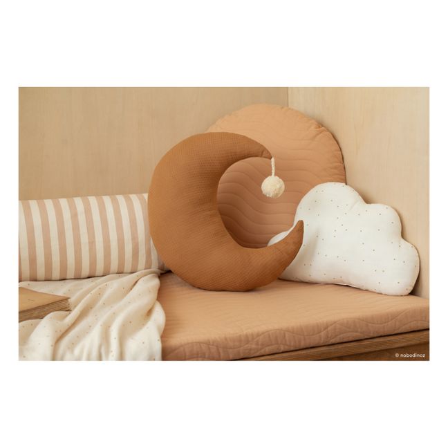 Coussin Pierrot en coton bio | Caramel