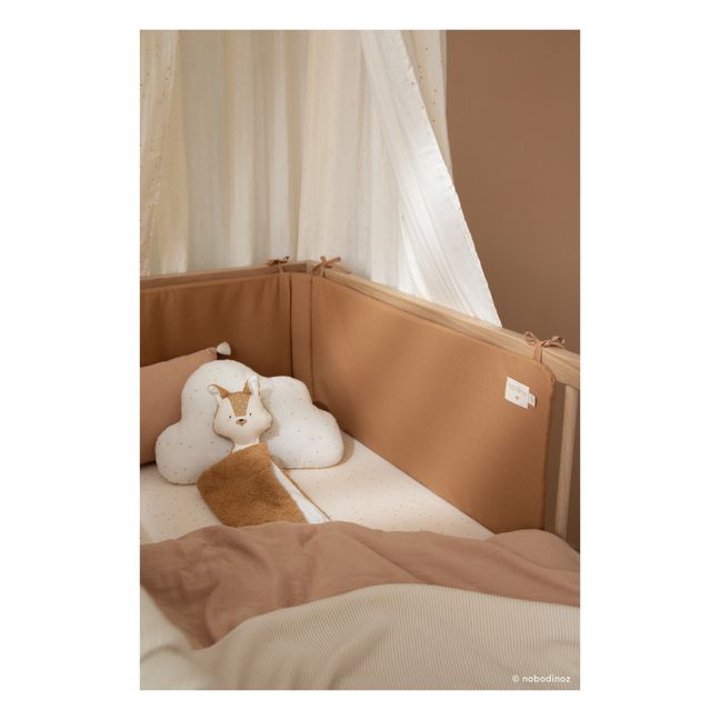 Nest Organic Cotton Bed Bumper | Caramello