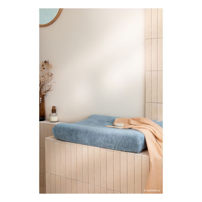 Wickelauflage So Cute aus Bio-Baumwolle 50x70 cm | Blau
