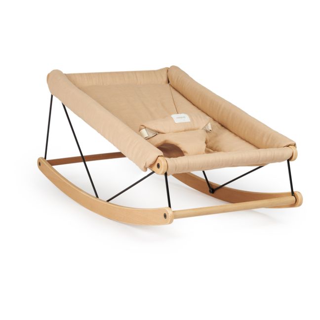 Growing Green Baby Bouncer - French Linen Sand