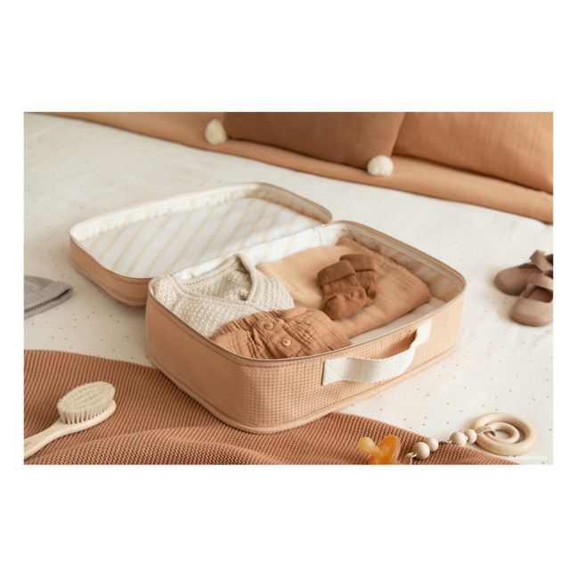 Koffer Victoria aus Bio-Baumwolle | Nude