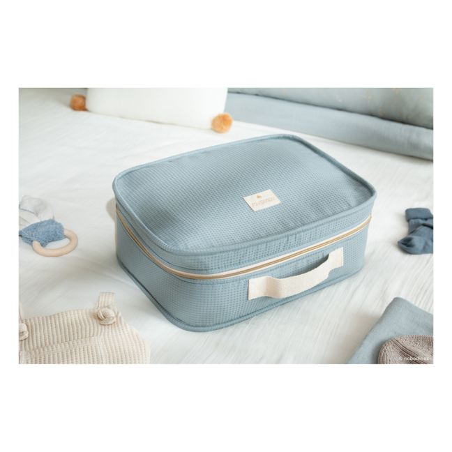 Koffer Victoria aus Bio-Baumwolle | Blau