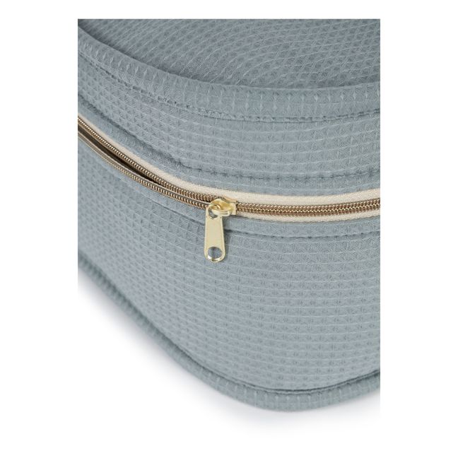 Valise Victoria en coton bio | Bleu