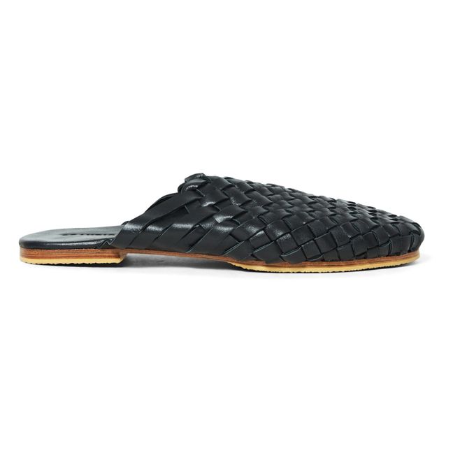 Braided Mules - Women’s Collection - Negro