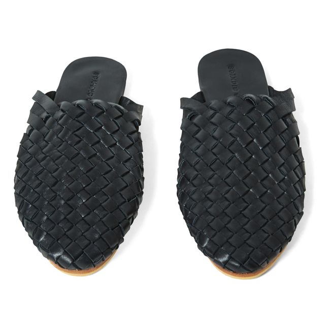 Braided Mules - Women’s Collection - Negro