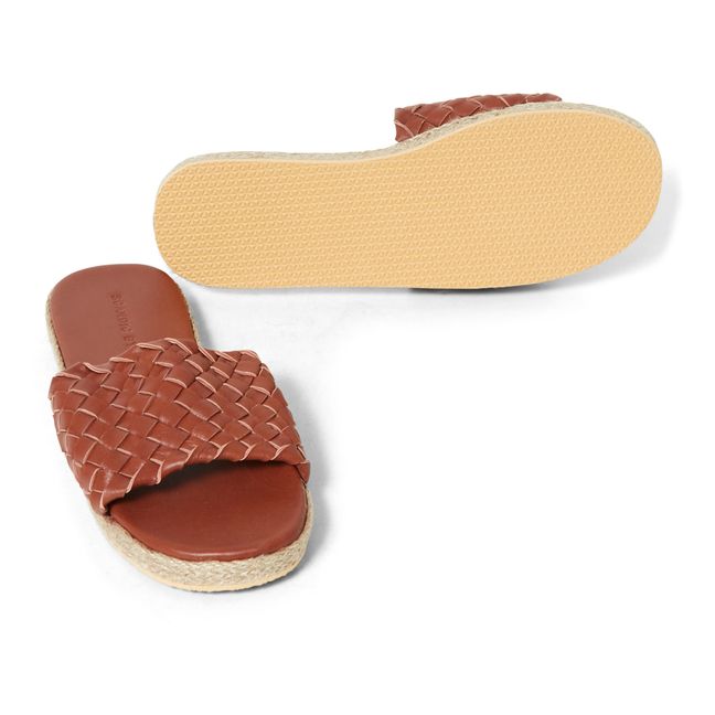 Alpargatas Sandalias trenzadas - Colección Mujer  | Camel