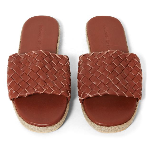 Sandales Espadrilles Tressées - Collection Femme  | Camel