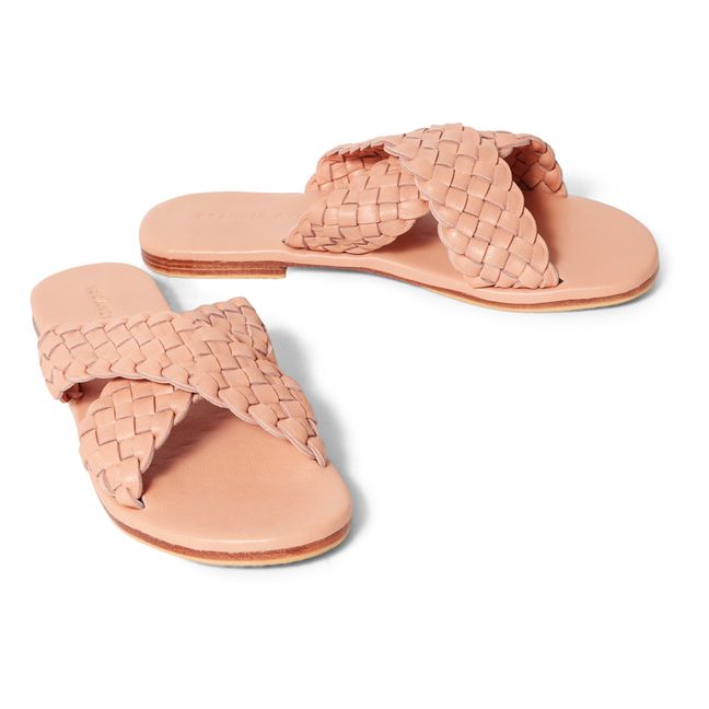 Sandales Croisées Tressées Maya - Collection Femme  | Argile