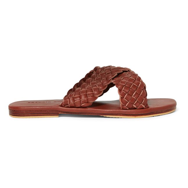 Maya Braided Crossover Sandals - Women’s Collection corn | Camel