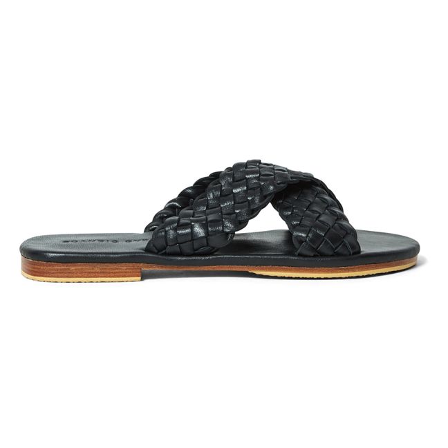 Maya Braided Crossover Sandals - Women’s Collection corn | Black