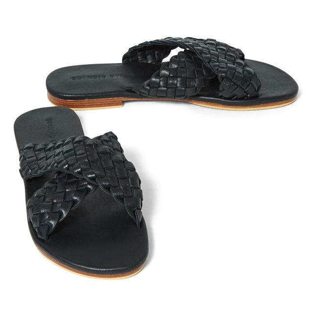 Maya Braided Crossover Sandals - Women’s Collection corn | Black