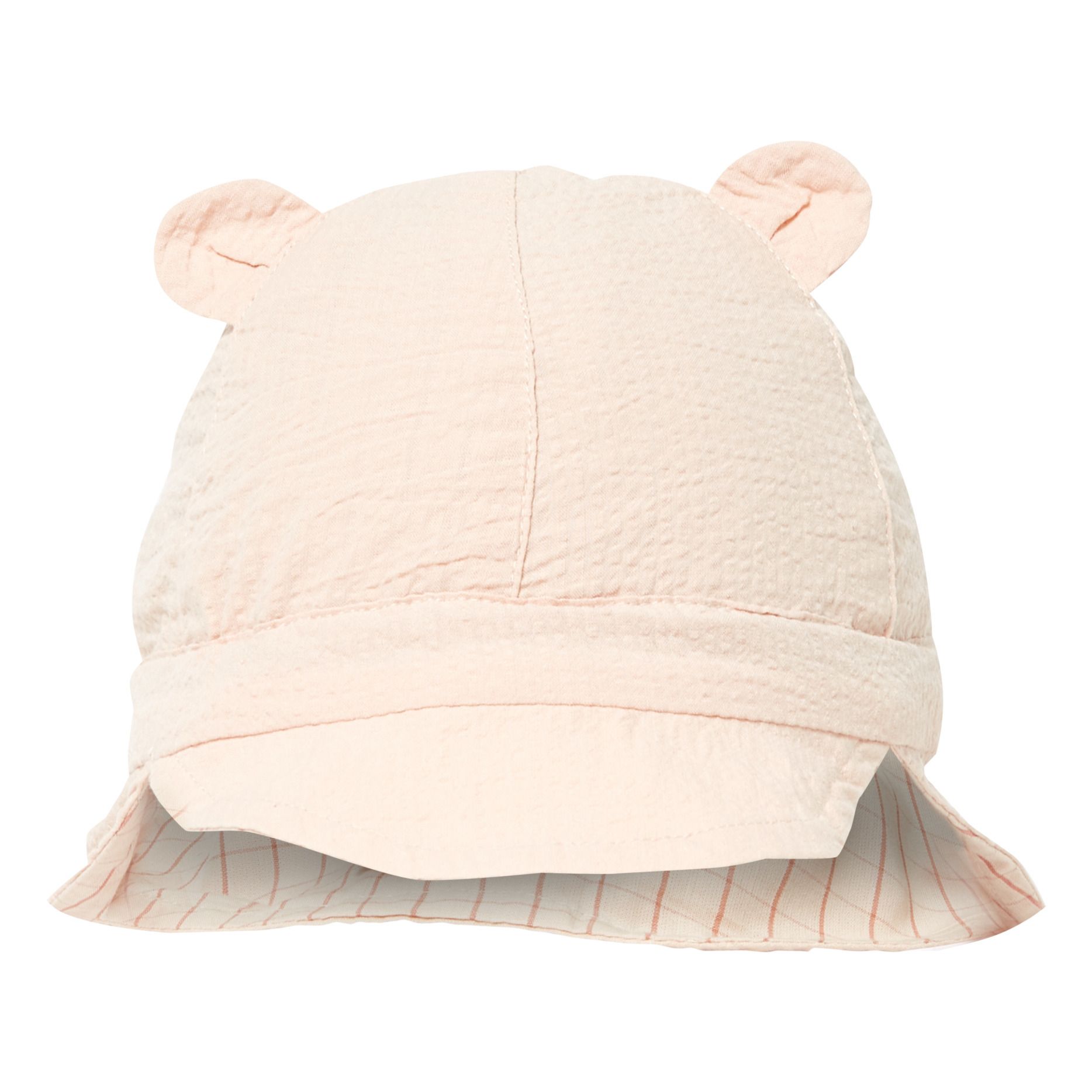 Gorm Organic Cotton Reversible Checked Hat Pink- Product image n°3