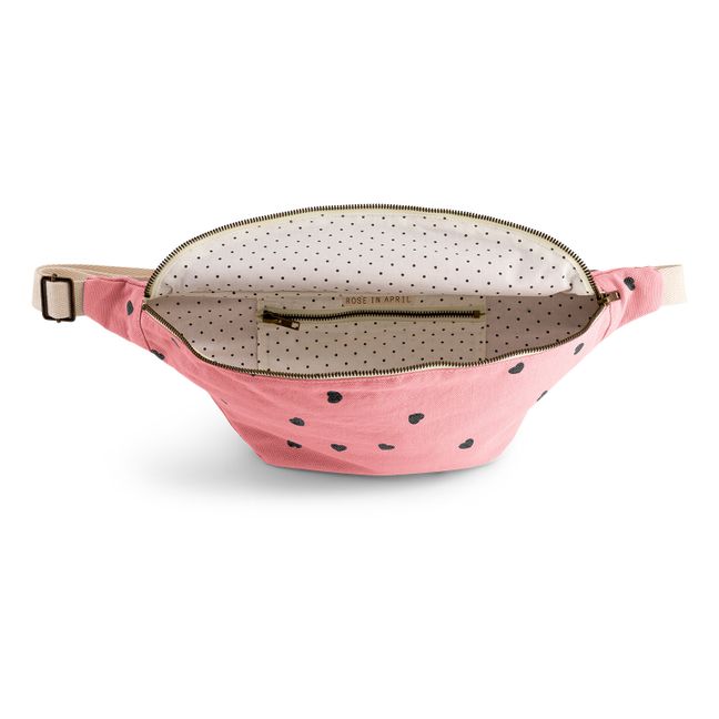 Sac banane Cœurs | Rose