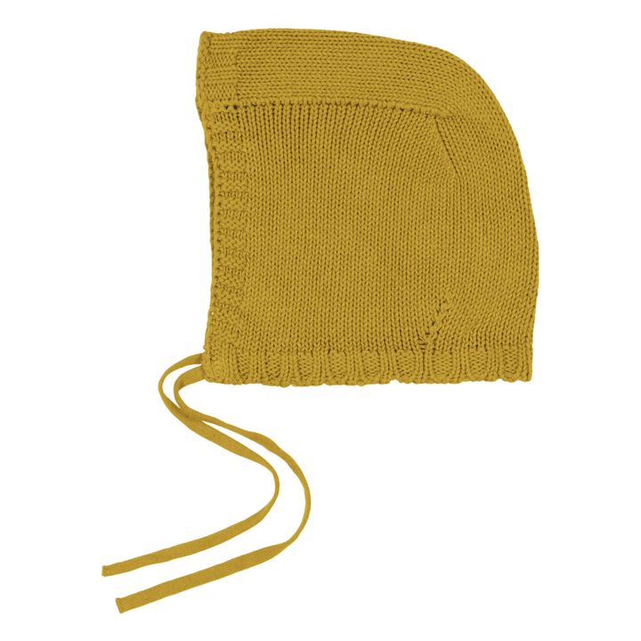 Otto Knitted Bonnet | Mustard- Product image n°0