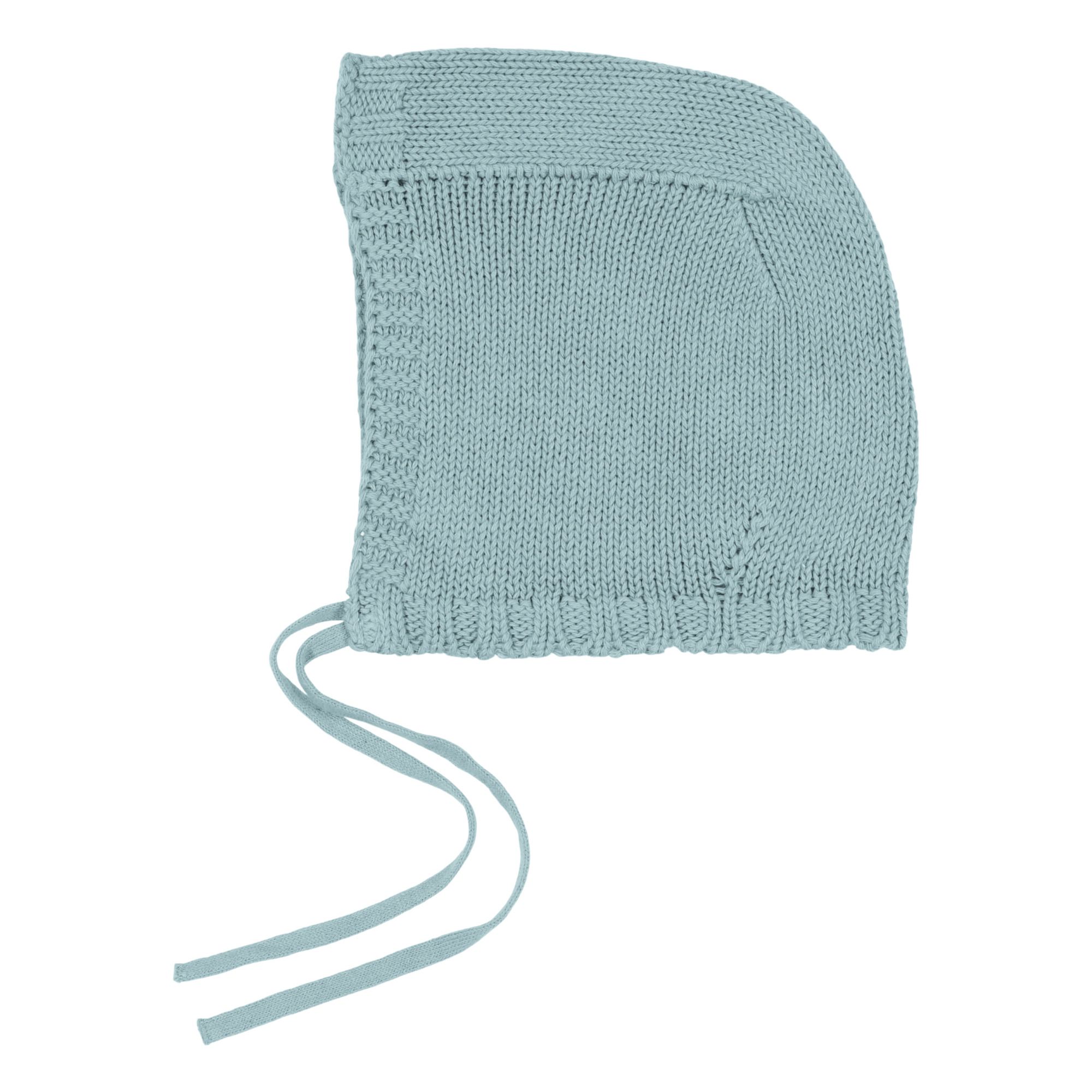Otto Knitted Bonnet | Light blue- Product image n°0