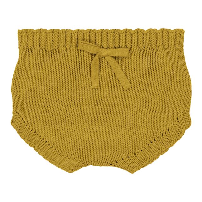 Paul Knitted Bloomers | Mustard