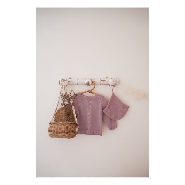 Gaby Knitted Cardigan Lilac