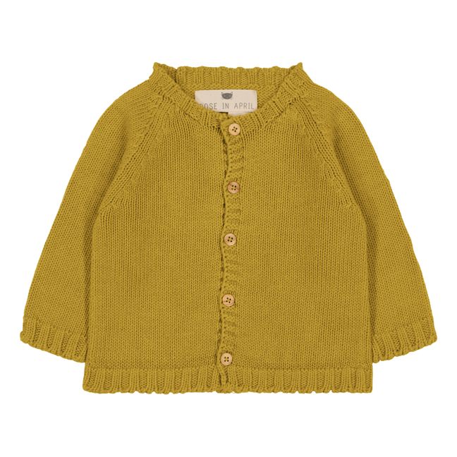 Gaby Knitted Cardigan Mustard