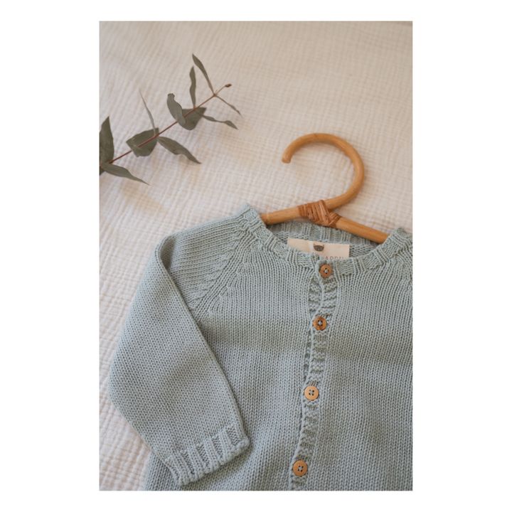 Gaby Knitted Cardigan | Light blue- Product image n°2