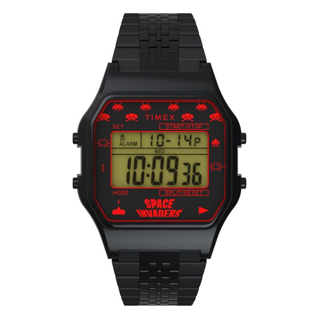 Watch - Timex x Space Invaders Collaboration Schwarz