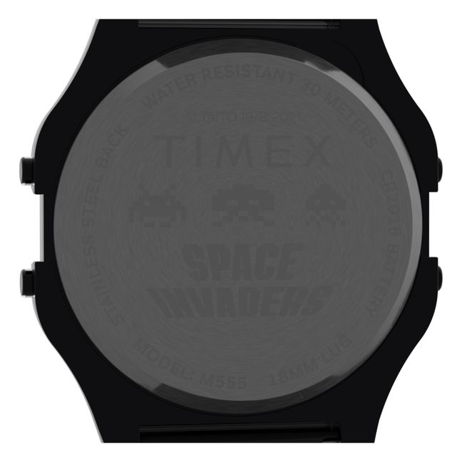 Collaboration Timex x Space Invaders - Montre Noir