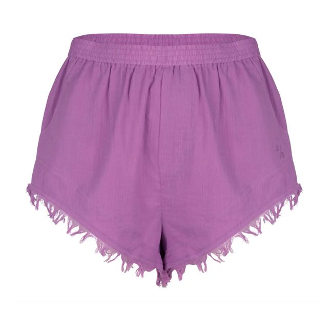 Pyjama-Shorts Mabel Violett