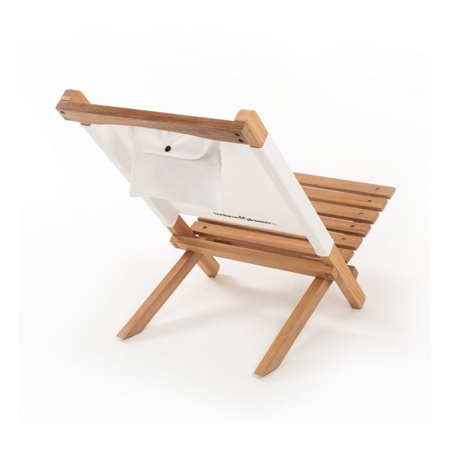 Foldable 2-Piece Chair White