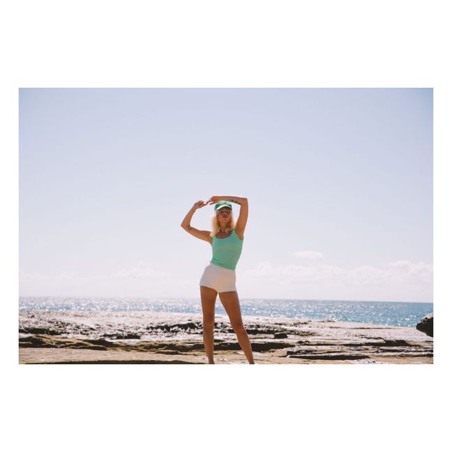 Lolita Ribbed Tank Top | Green