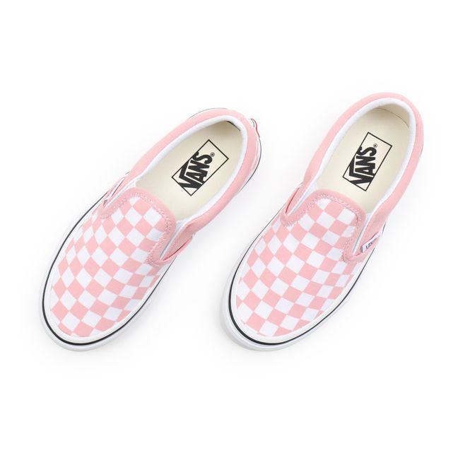 Checkered Slip-On Shoes Rosa