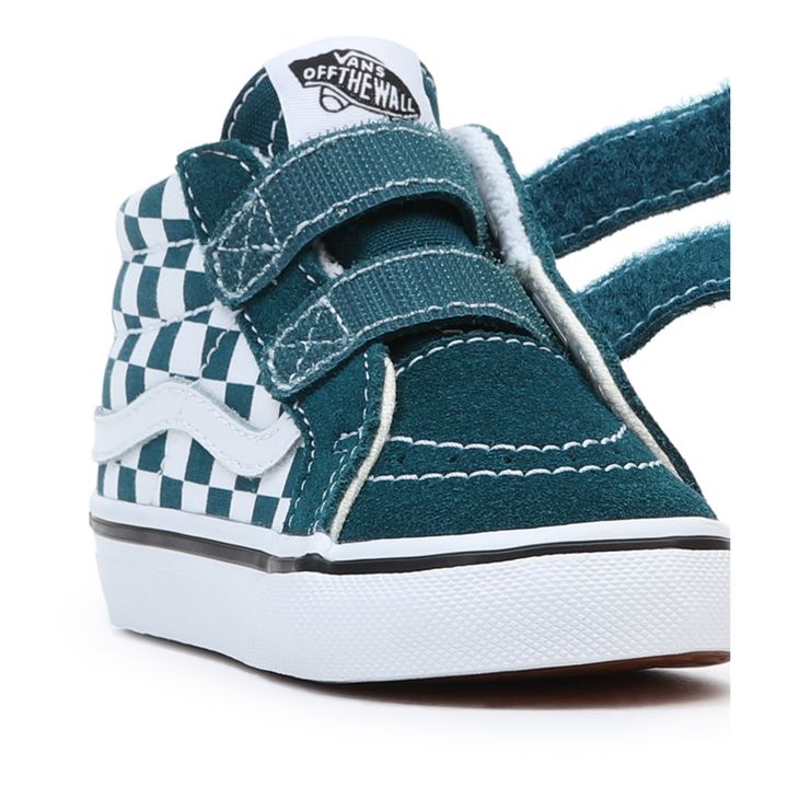 SK8-Mid Reissue Checkered Sneakers Blue Green- Product image n°6