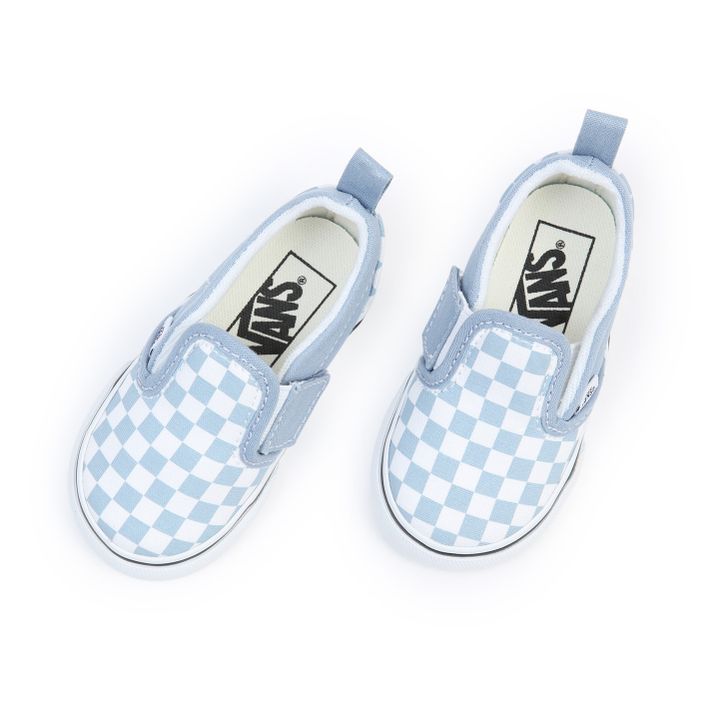 Vans slip on online bleu clair