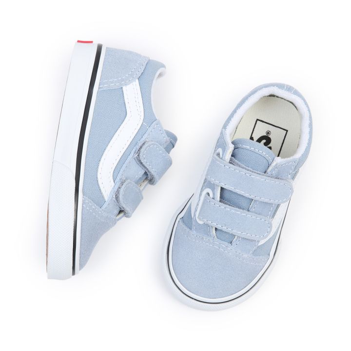 Vertrek cruise weggooien Vans - Old Skool Velcro Sneakers - Light Blue | Smallable