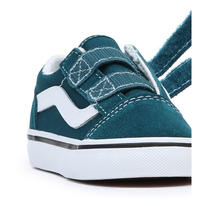 Old Skool Velcro Sneakers Azul verde- Imagen del producto n°6