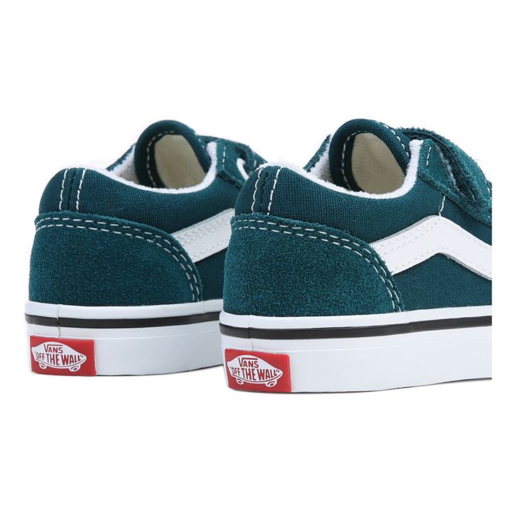 Old Skool Velcro Sneakers Azul verde- Imagen del producto n°7